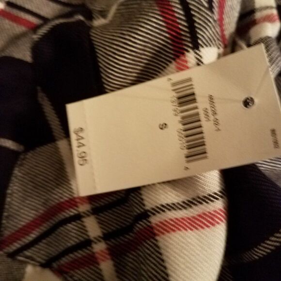 Gap Plaid Sleeveless Oversized Tunic Top NWT - Picture 6 of 6